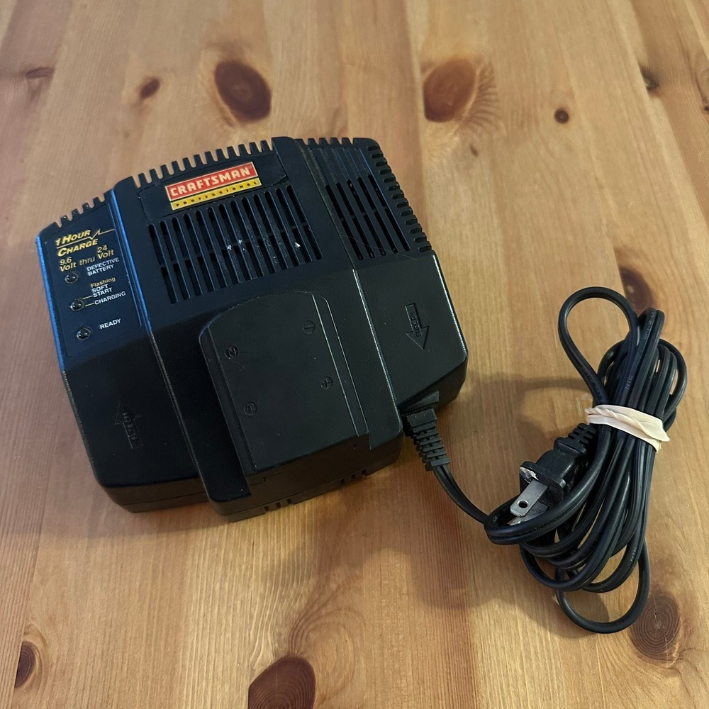 Craftsman Professional 1 Hour Battery Charger 9.6V - 24V Model 1425301 Untested